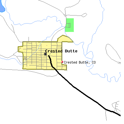 Crested Butte map