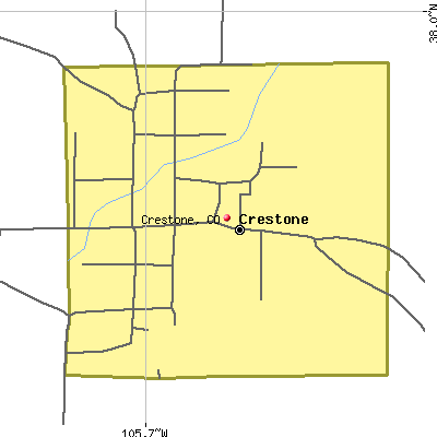 Crestone map
