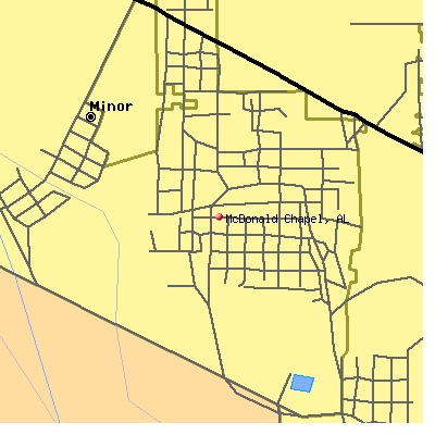 McDonald Chapel map