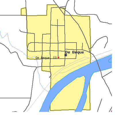 De Beque map