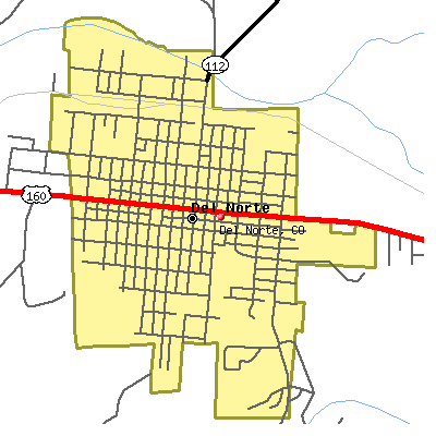 Del Norte map
