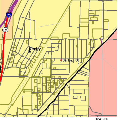 Derby map
