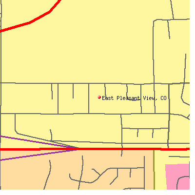 East Pleasant View map
