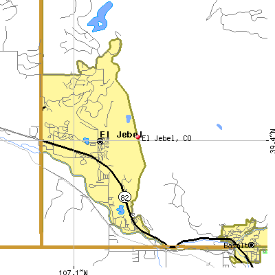 El Jebel map