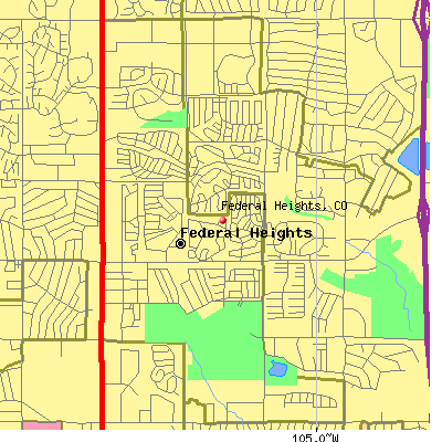 Federal Heights map