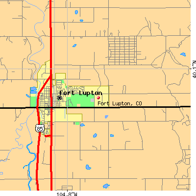 Fort Lupton map