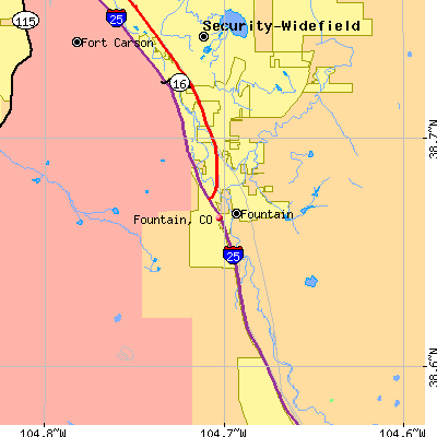 Fountain map