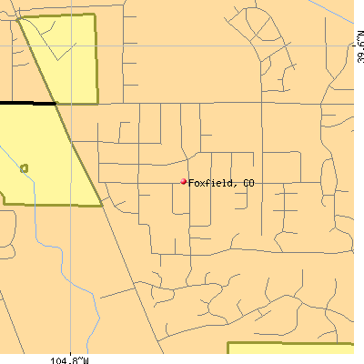 Foxfield map