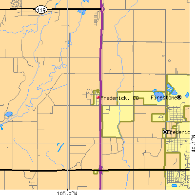 Frederick map