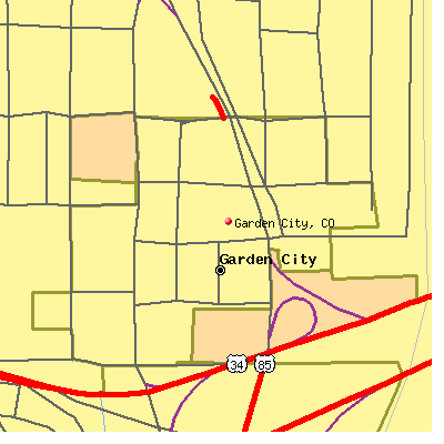 Garden City map