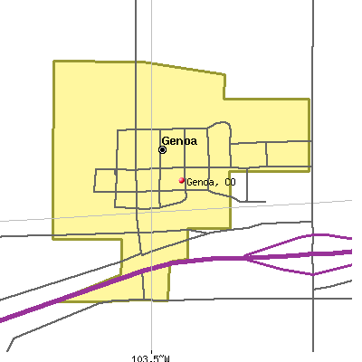 Genoa map