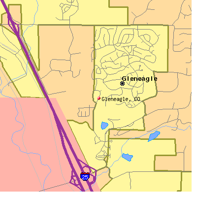 Gleneagle map