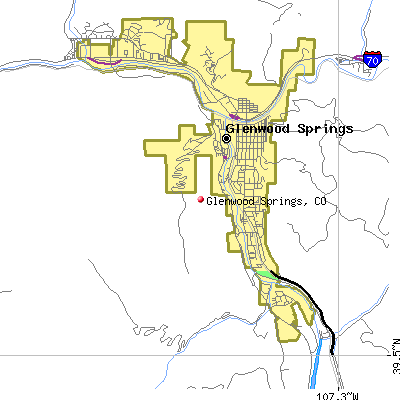 Glenwood Springs map