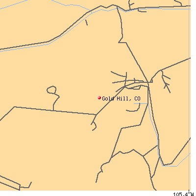 Gold Hill map