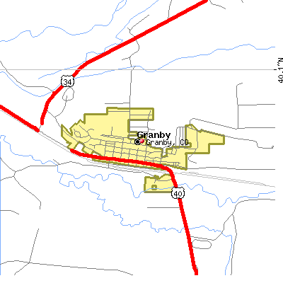 Granby map