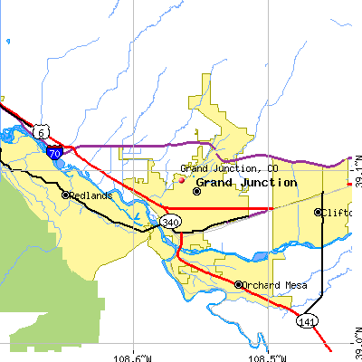Grand Junction map