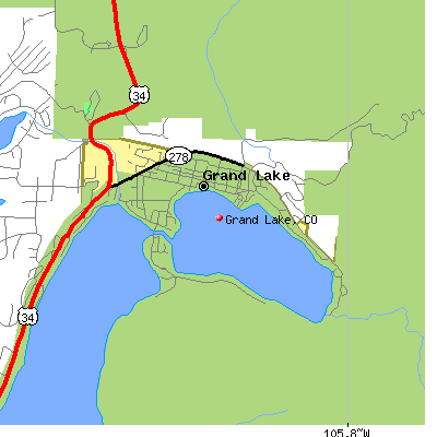 Grand Lake map