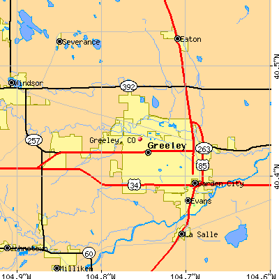 Greeley map
