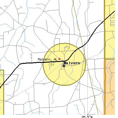 Malvern map