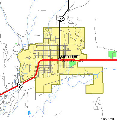 Gunnison map