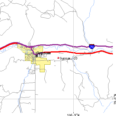 Gypsum map