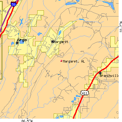 Margaret map