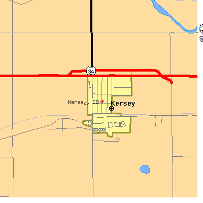 Kersey map