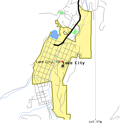 Lake City map