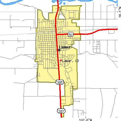 Lamar map