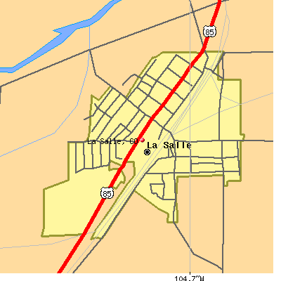 La Salle map