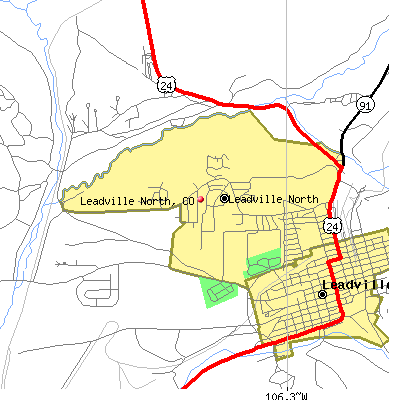 Leadville North map