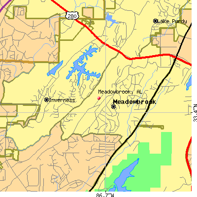 Meadowbrook map