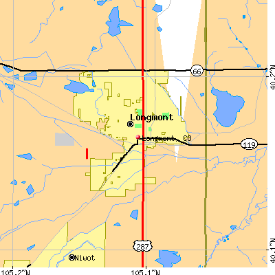 Longmont map