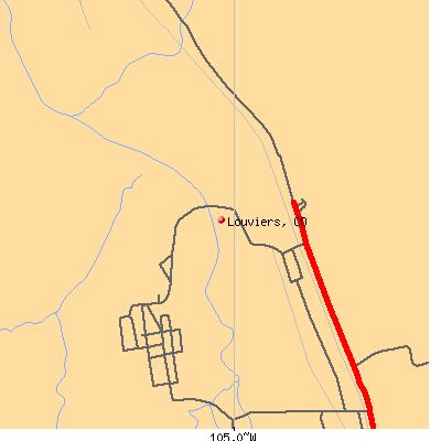 Louviers map