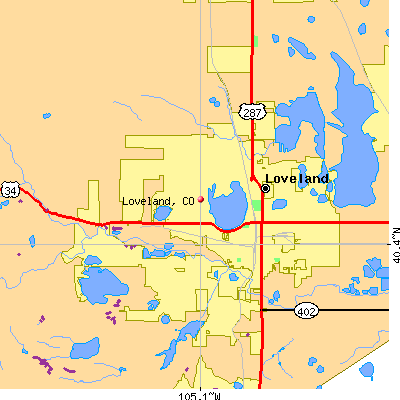 Loveland map