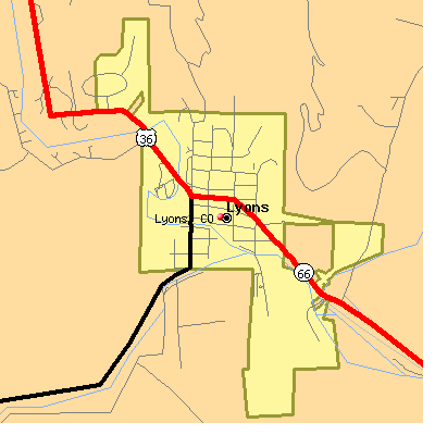 Lyons map