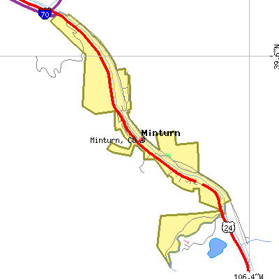Minturn map