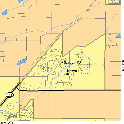 Niwot map