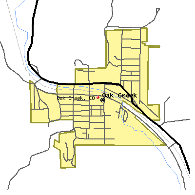 Oak Creek map