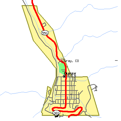 Ouray map