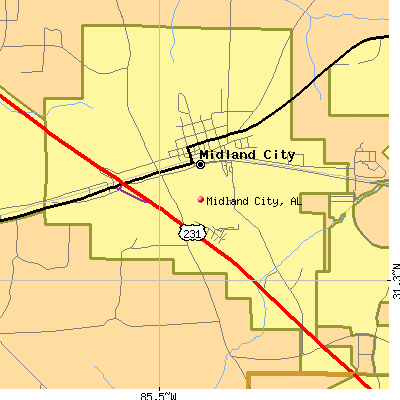 Midland City map