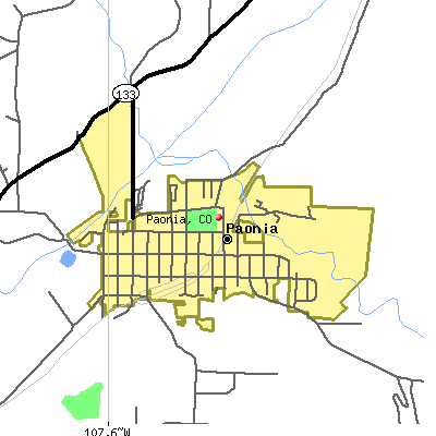Paonia map