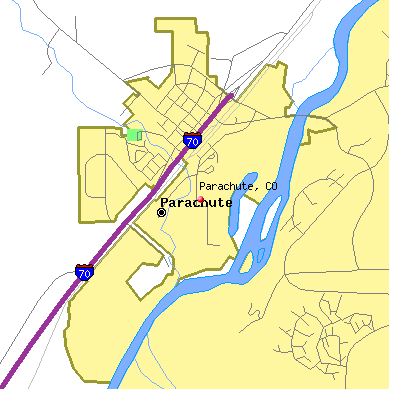 Parachute map