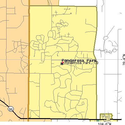 Ponderosa Park map