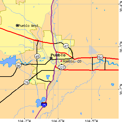 Pueblo map