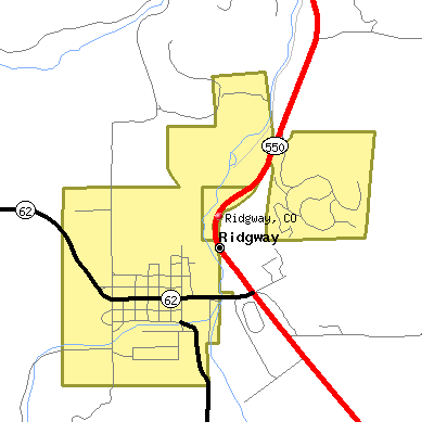 Ridgway map
