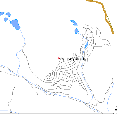 St. Mary's map