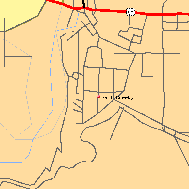 Salt Creek map