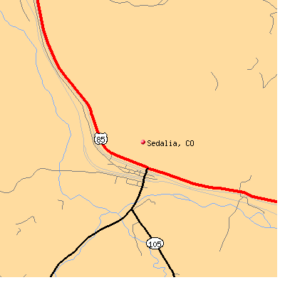 Sedalia map