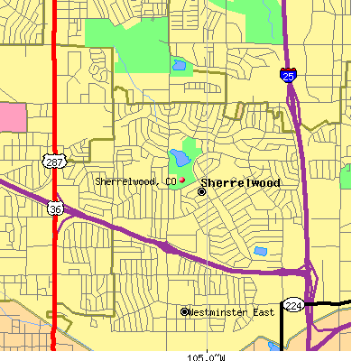 Sherrelwood map